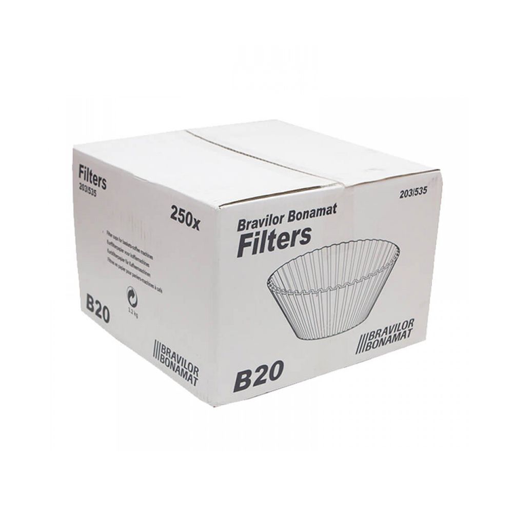 Bonamat Bravilor B20 Flachfilter Original 330 mm, 250 Stk, Kaffeefilter Geräte & Zubehör Bonamat Bravilor B20 Flachfilter Original 330 mm, 250 Stk, Kaffeefilter Geräte & Zubehör