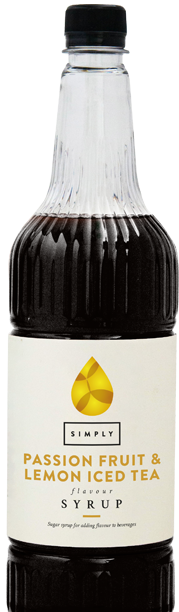 Simply Passionfruit & Lemon Iced Tea Syrup 1ltr