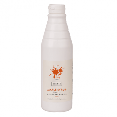 Simply Maple Syrup Topping Sauce 1LTR