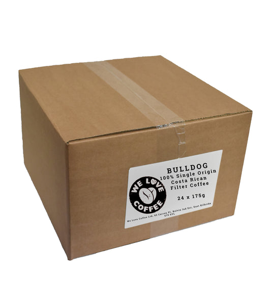 Bulldog 100% Single Origin Costa Rican Filter Coffee 24 x 175g