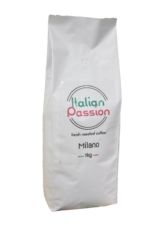 Italian Passion Coffee Beans 100% Arabica Milano 1kg